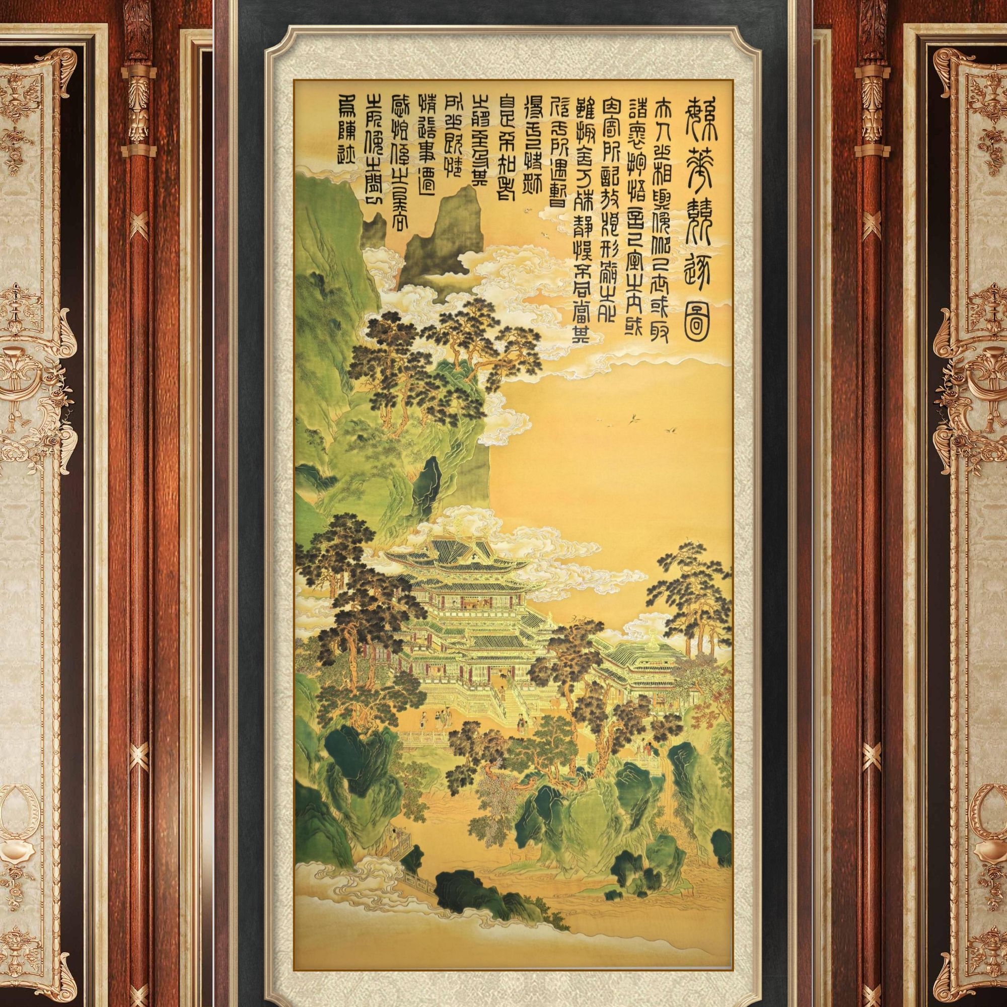 刘洪泰教授代表作《繁花竞逐图》