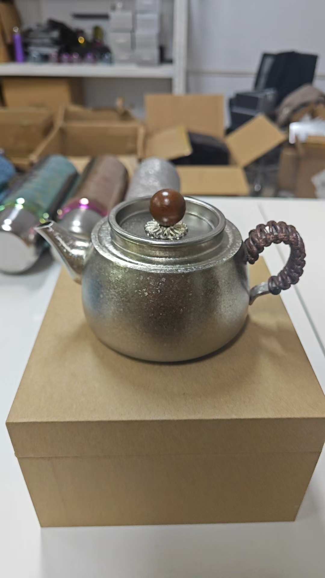 【全新编织350ml泡茶壶】纯钛小巧泡茶壶功夫茶壶单壶高颜值带礼盒