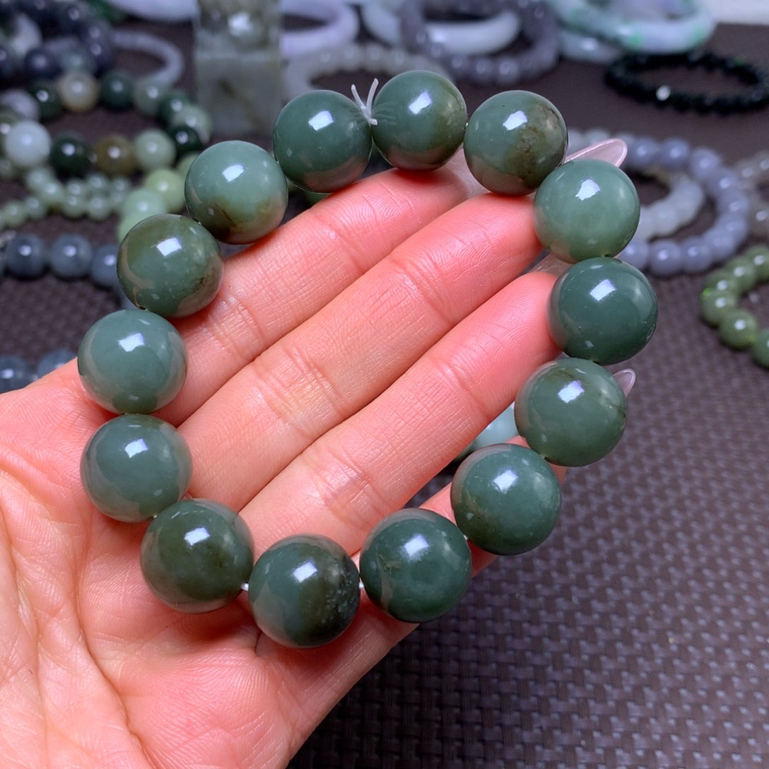 未镶嵌手串和田玉卡16