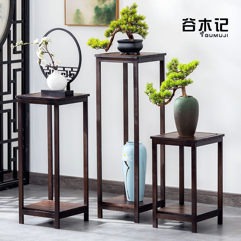 花架置物架博古架客厅花几中式客厅落地吊兰架阳台展示花台多宝阁