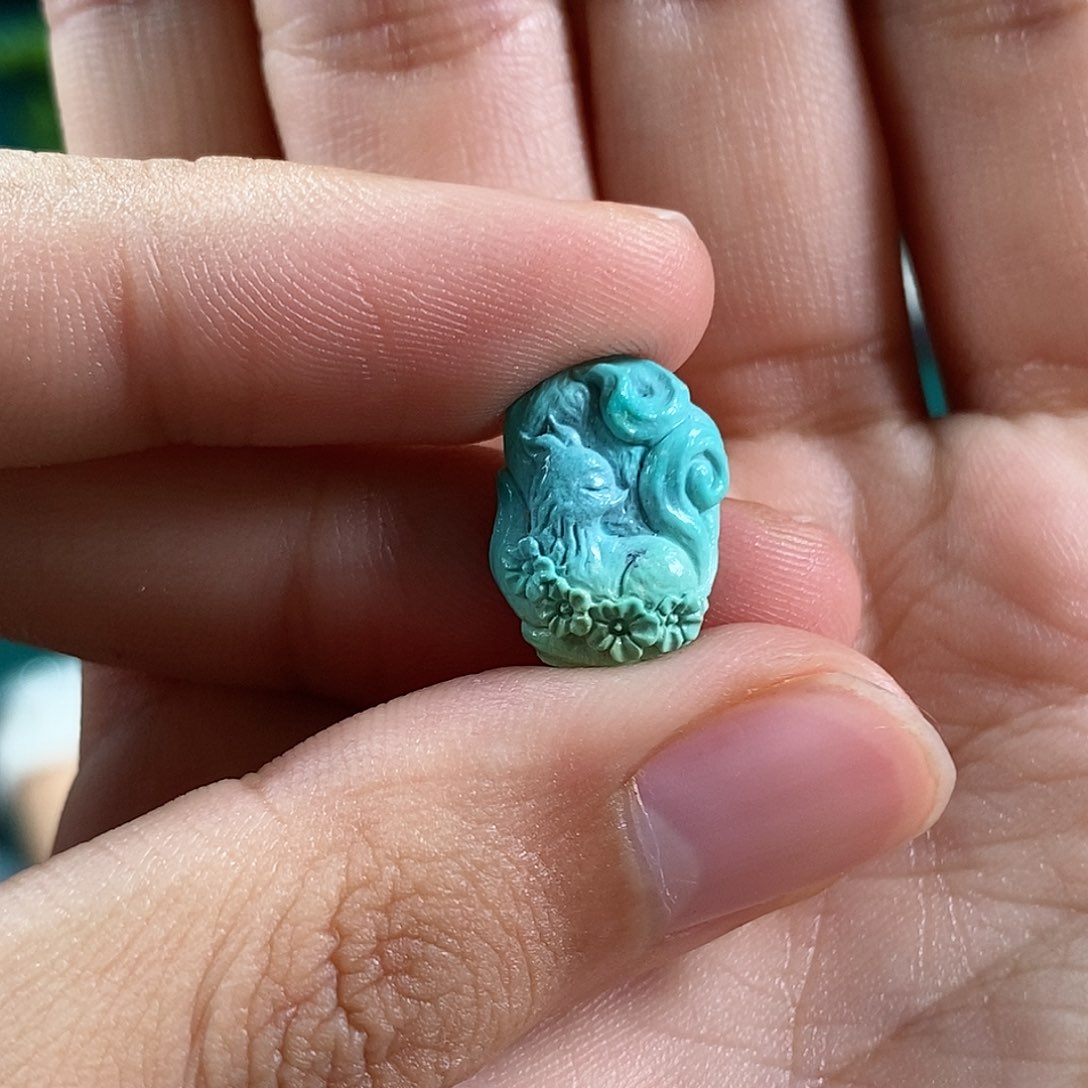 绿松石珠宝奇石未镶嵌