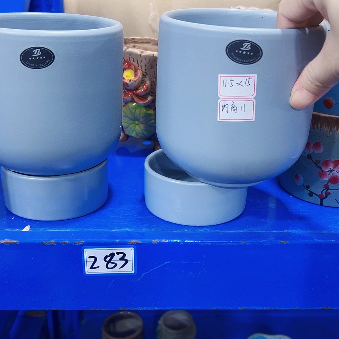 外贸尾单陶瓷花盆凑单10米包邮