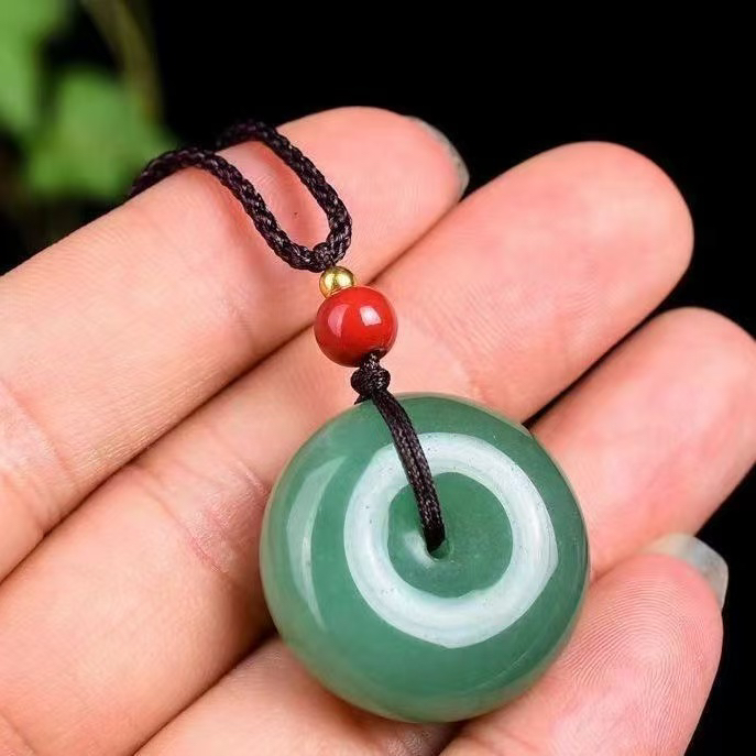 东陵玉平安扣30mm细腻油润时尚百搭拍一发一