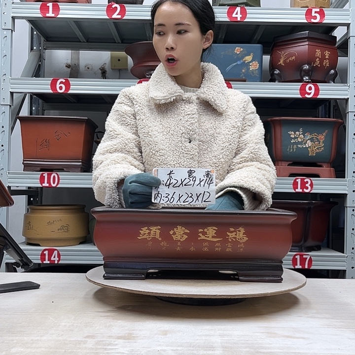 紫砂花盆紫砂花盆