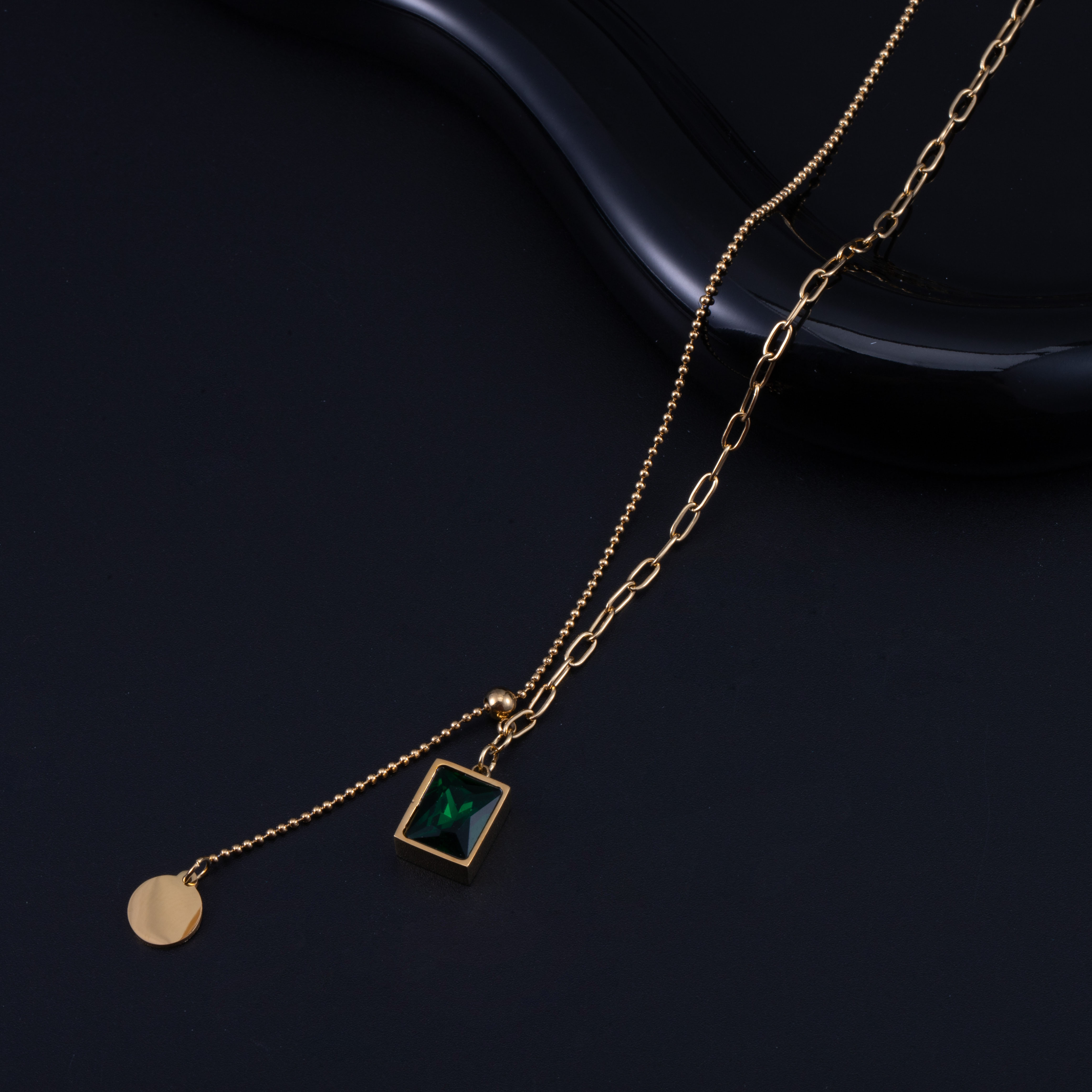 钛钢项链 【清孤直播间】轻奢时尚 百搭精致 A015绿野仙踪