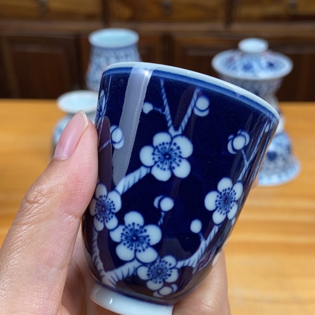 景德镇手绘现代茶具，非古董