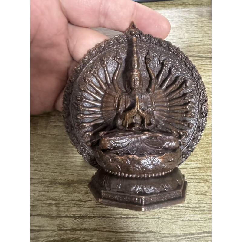 精工铜摆件千手观音0002