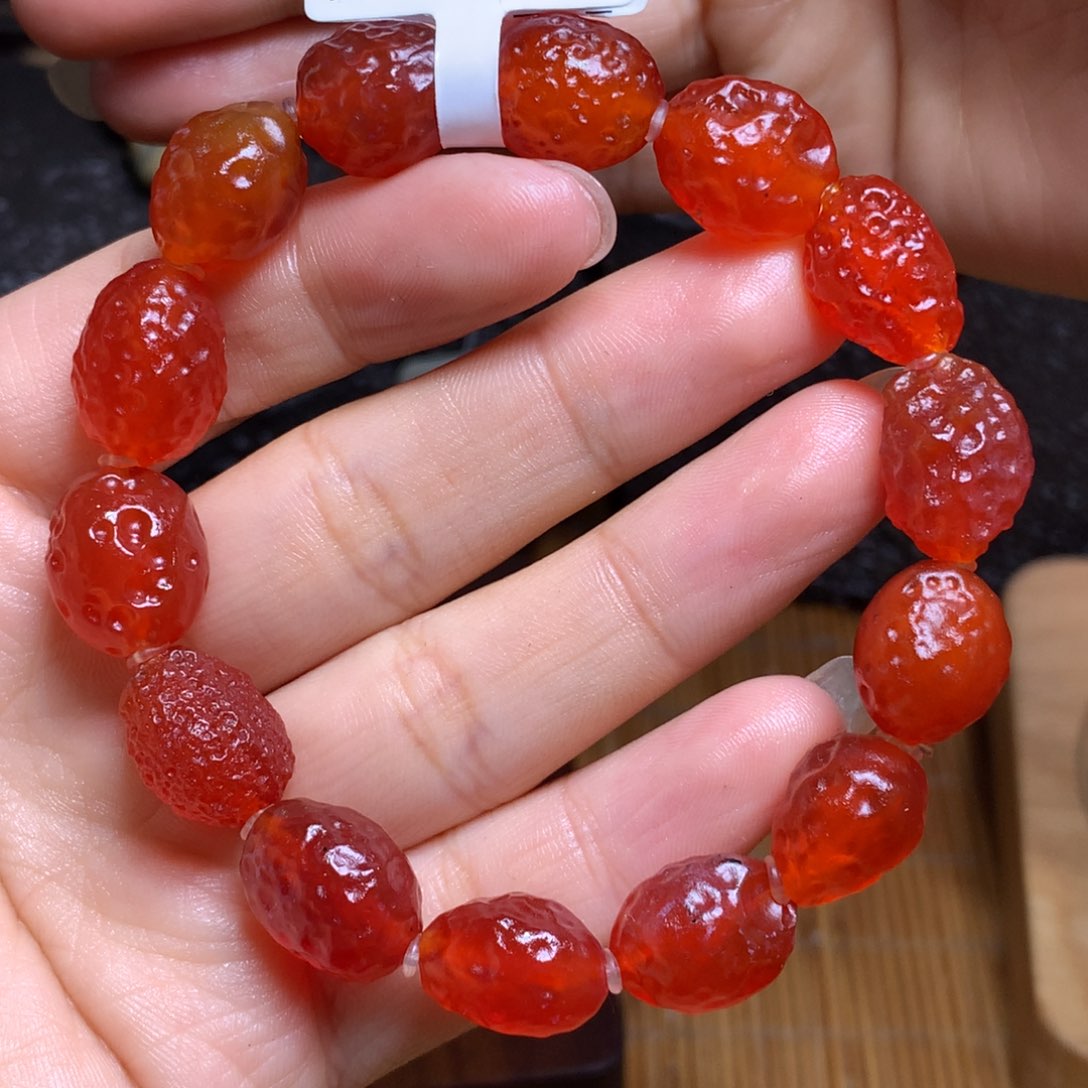 未镶嵌玛瑙/玉髓珠宝半成品