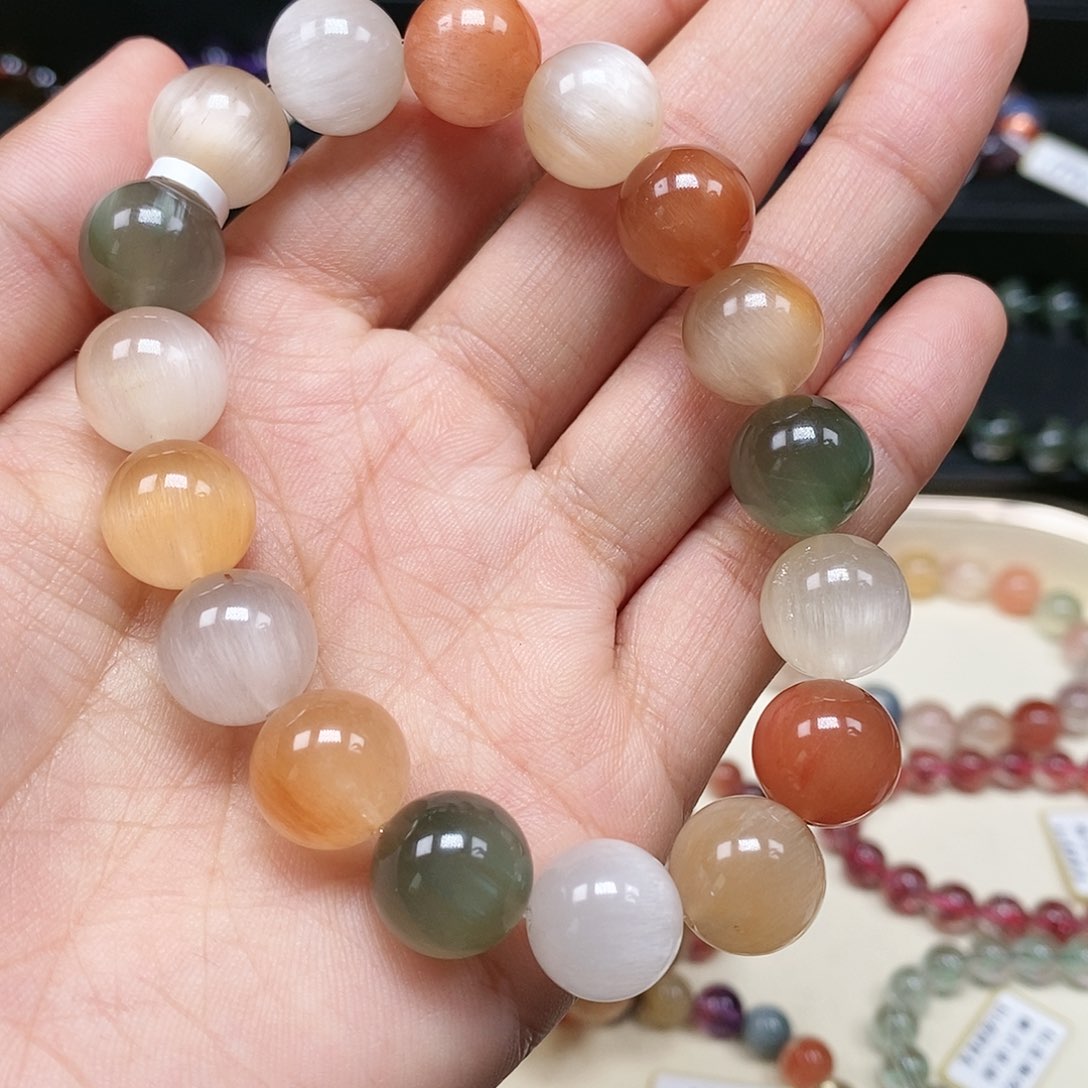 水晶手串未镶嵌手串12.5