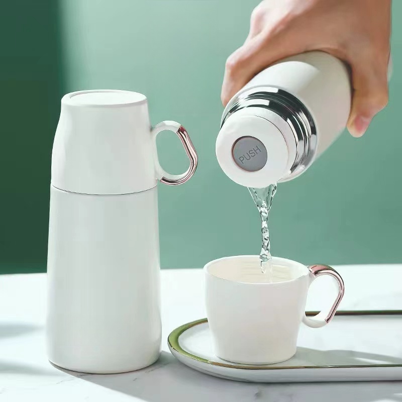 新款迷你带水杯盖泡茶杯子不锈钢保温杯Z0251