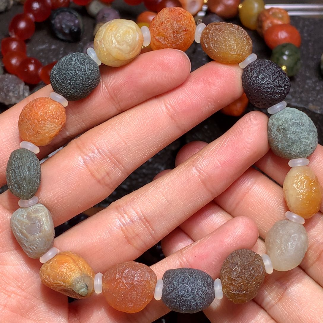 未镶嵌玛瑙/玉髓珠宝半成品