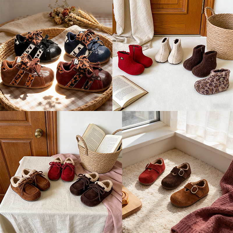 【5号】【501-535】秋冬季新款百搭儿童潮款德训板鞋