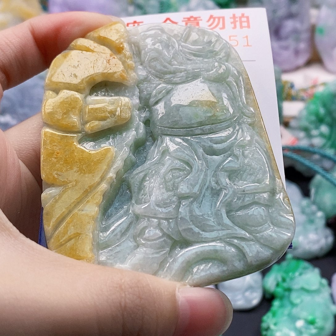 吊坠(不含链)未镶嵌翡翠