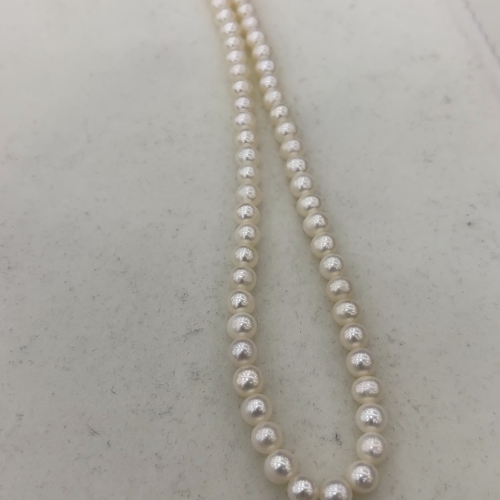 淡水珍珠颈饰银S925镶嵌701