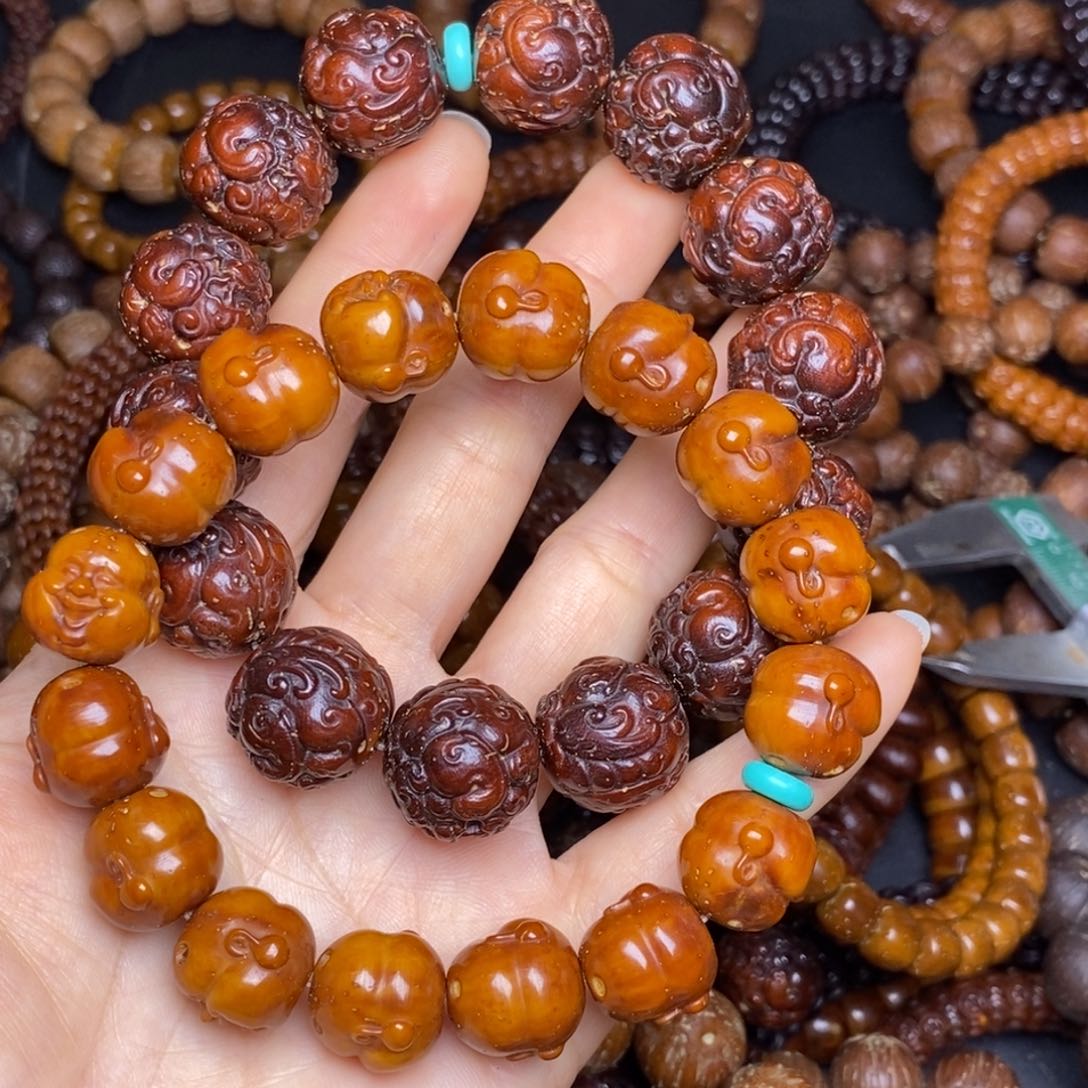 紫金鼠手串风**起貔貅18+笑佛14