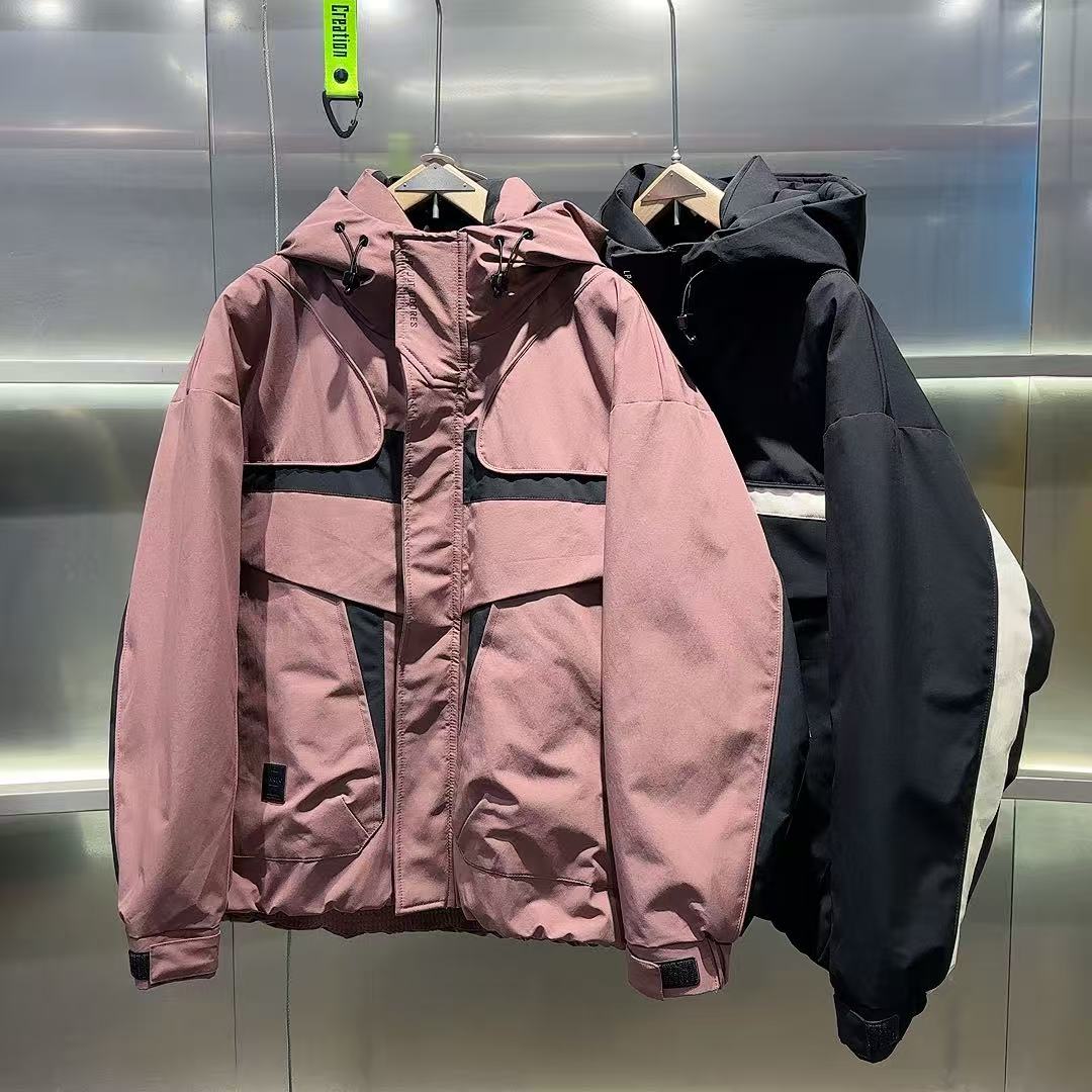 572 素劲2 户外工装冬季潮牌男女冲锋连帽羽绒服外套 YR8531