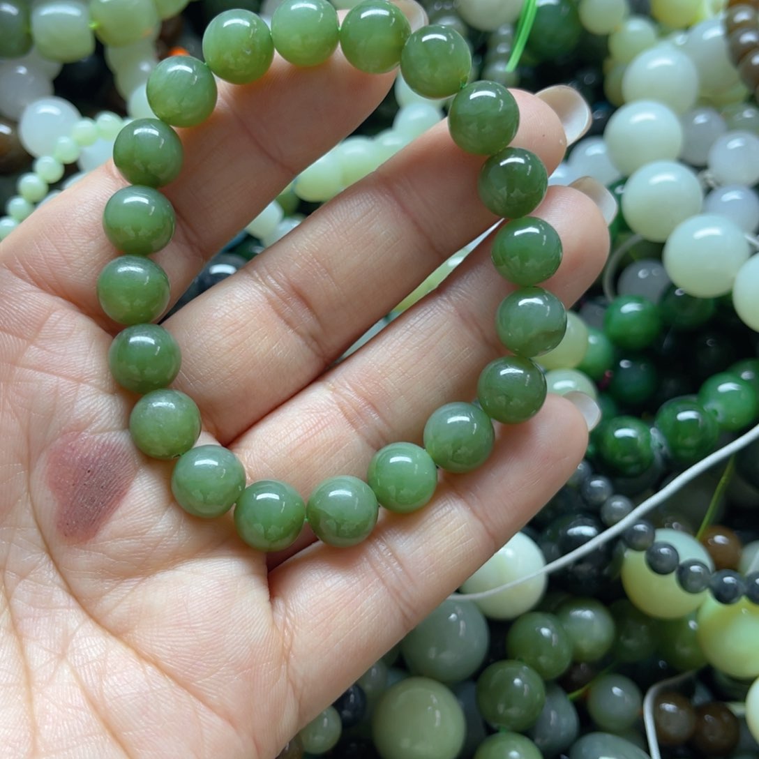 和田玉手链未镶嵌