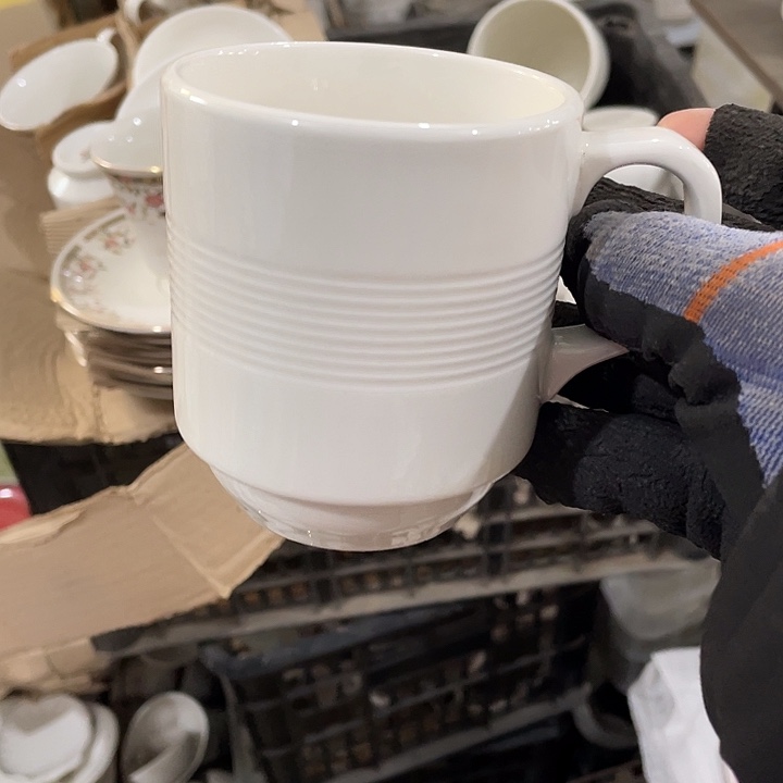 瓷片强化瓷好大厨杯子一个 无底标