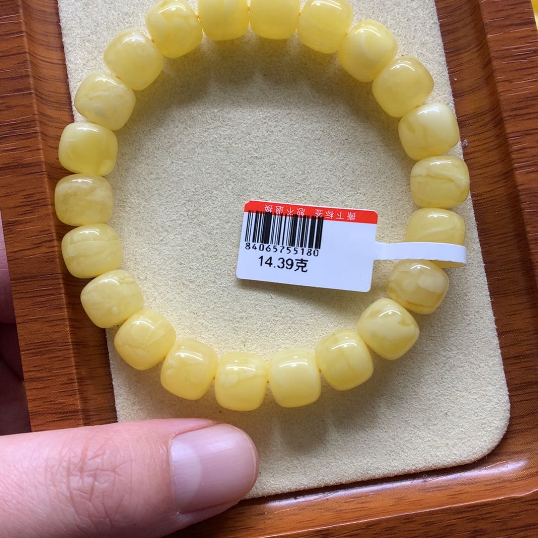 蜜蜡手链未镶嵌蜜蜡