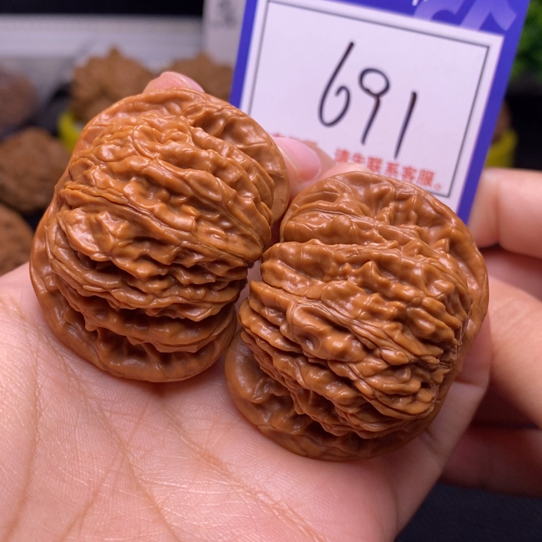 把件文玩核桃45四座楼691