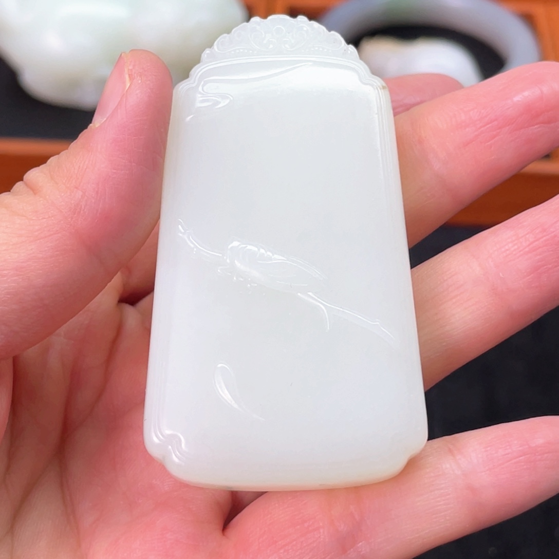 和田玉挂件未镶嵌