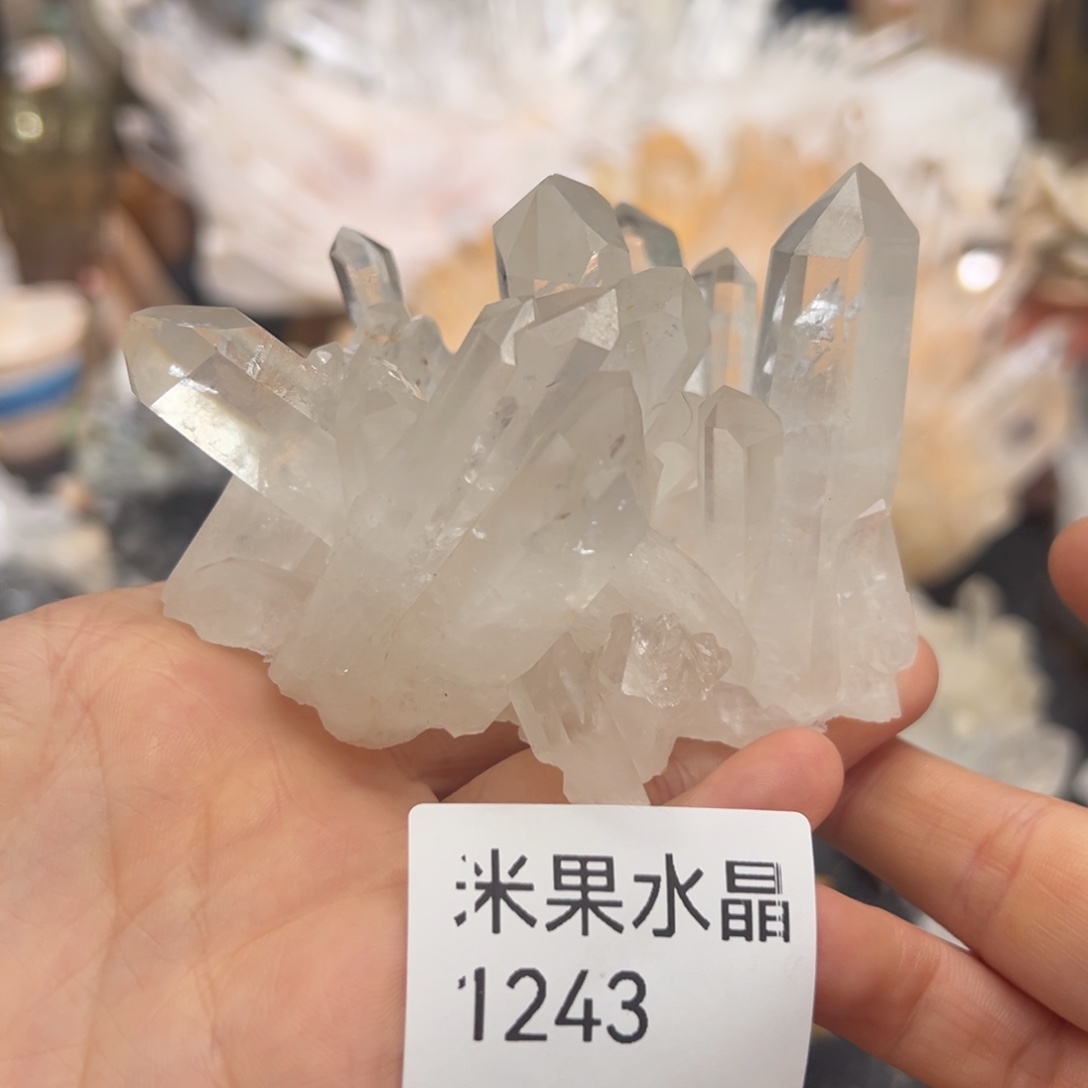 珠宝半成品水晶未镶嵌