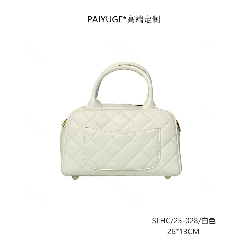 SLHC/25-028/白色 高端定制时尚女士手提包单肩包斜挎包2429