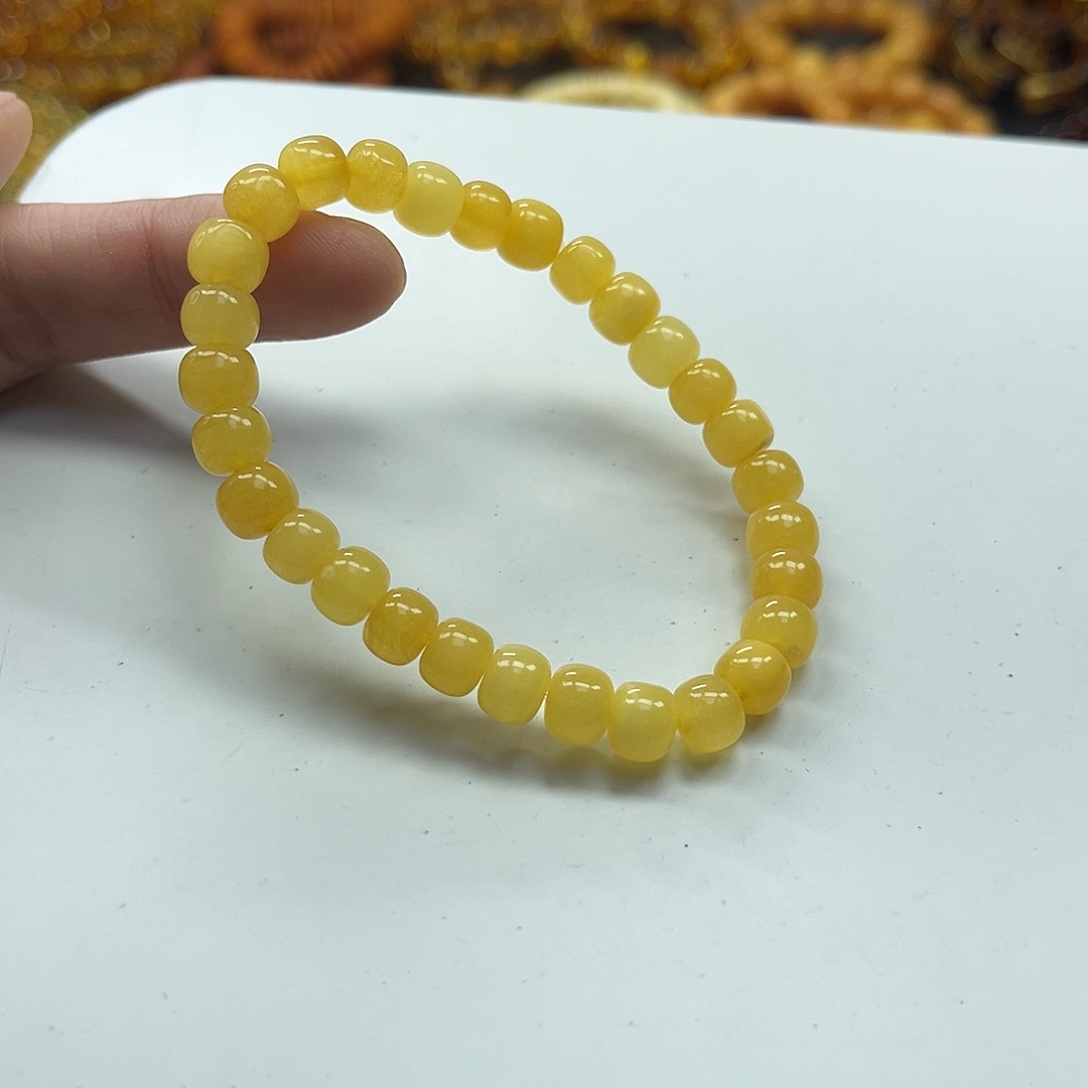 蜜蜡未镶嵌手串蜜蜡手串