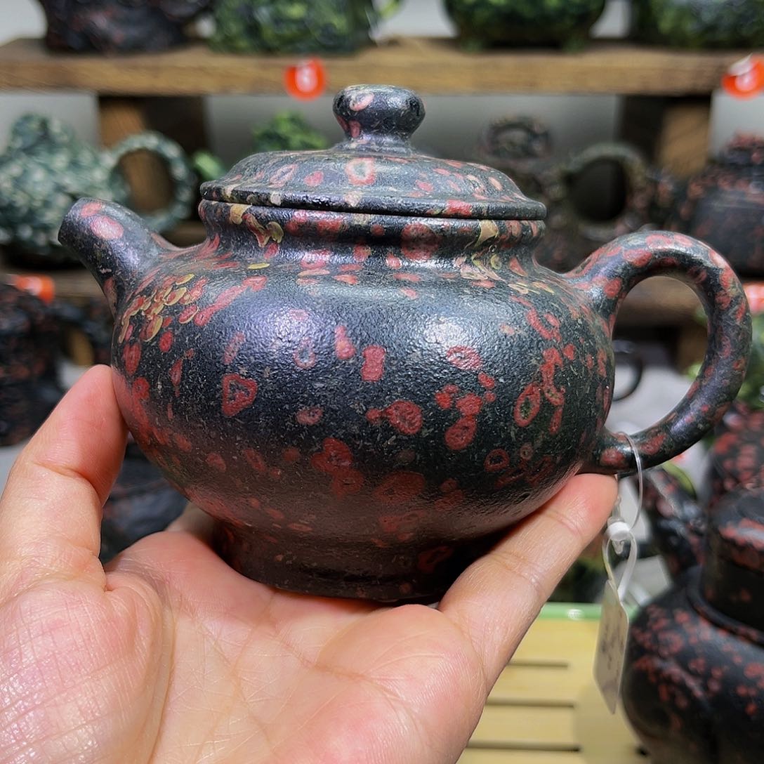 石材梅花玉安山玉掇只