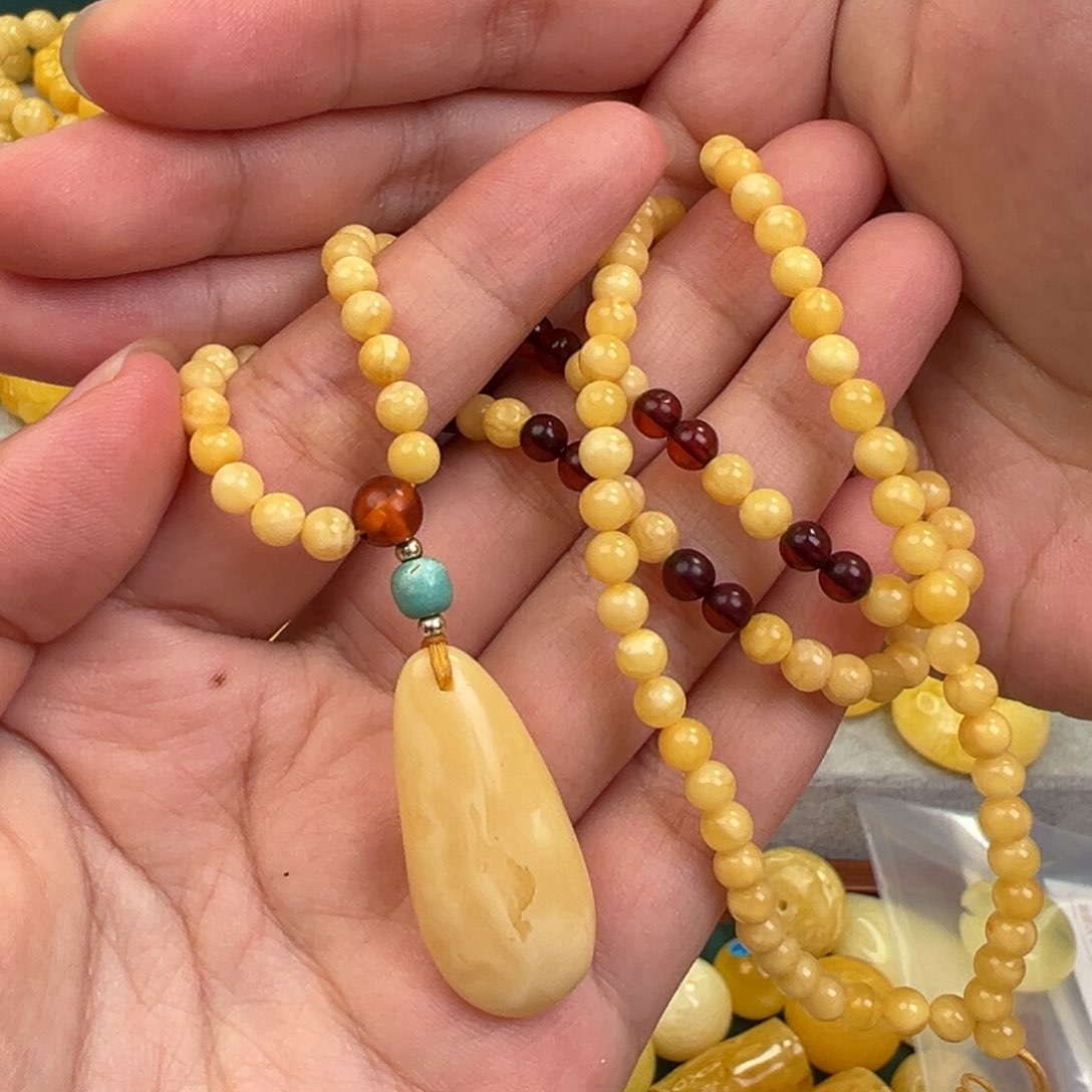 琥珀手链未镶嵌蜜蜡