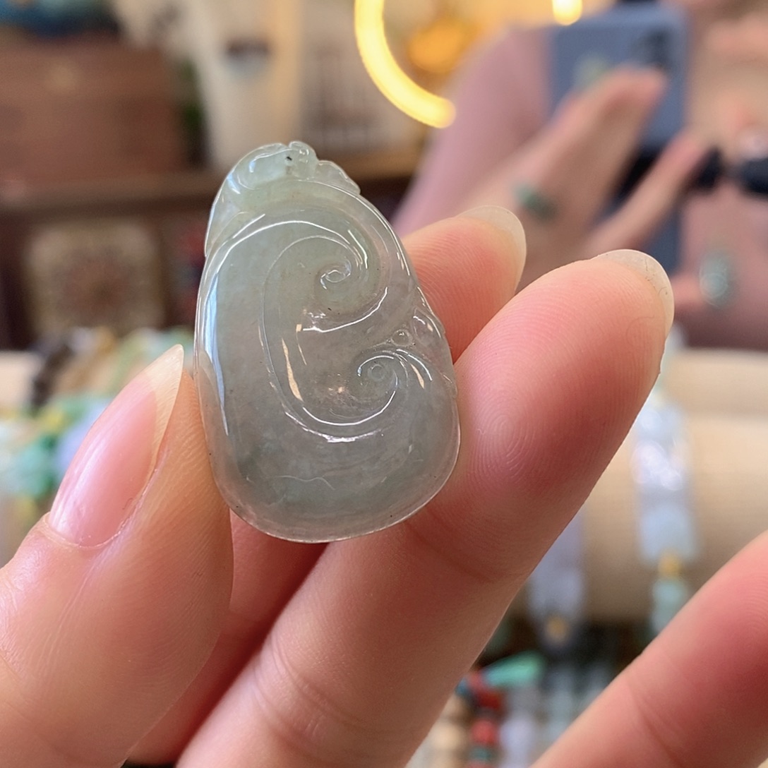 翡翠未镶嵌挂件翡翠挂件