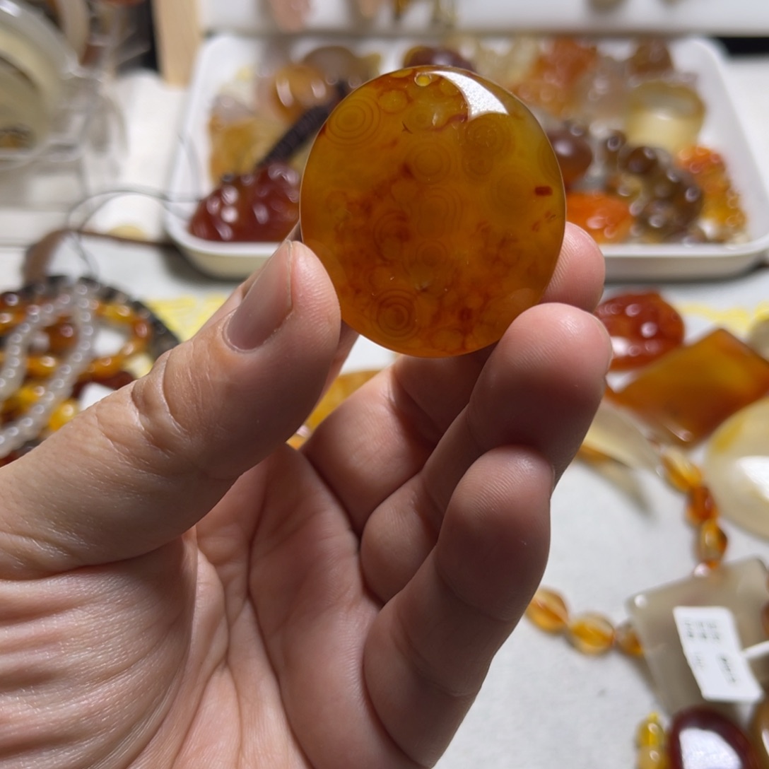 愿****玛瑙/玉髓未镶嵌颈饰002