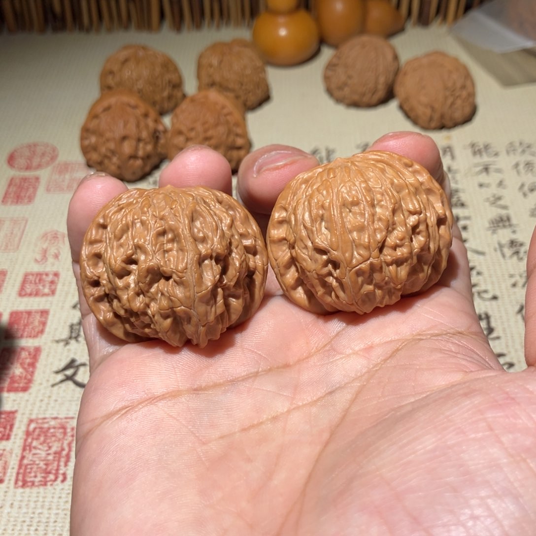 文玩核桃吊坠磨盘40尺全品