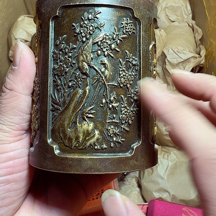 铜器摆件收收藏藏