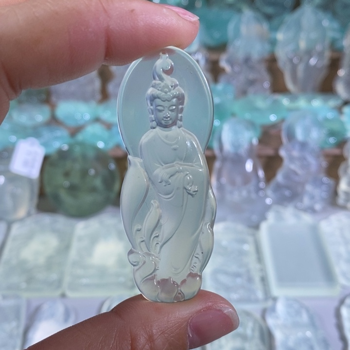 岫玉吊坠未镶嵌吊坠