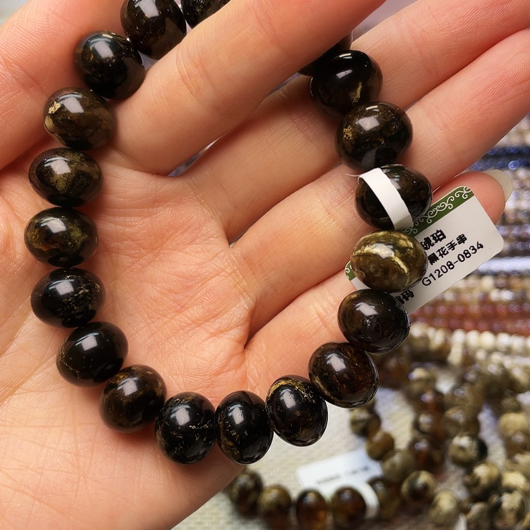 勇***.琥珀未镶嵌裸石12