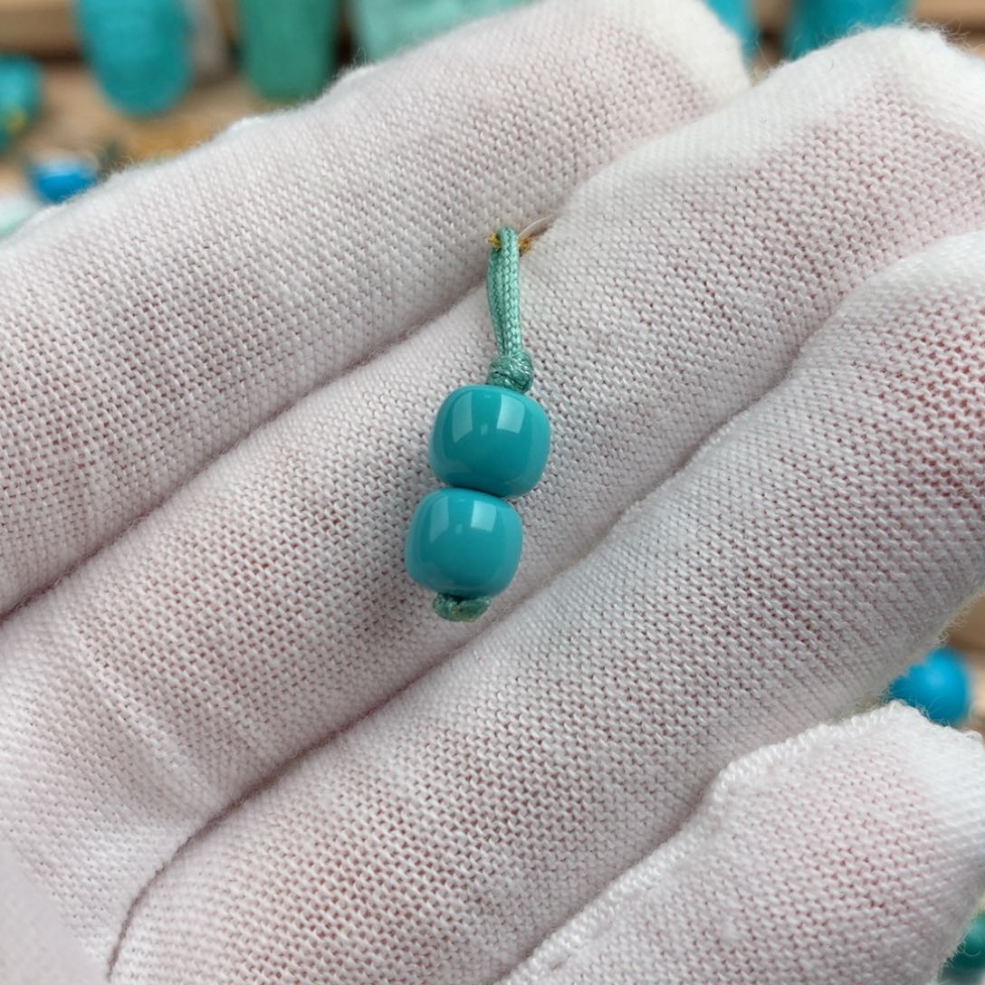 绿松石配饰未镶嵌6.6mm