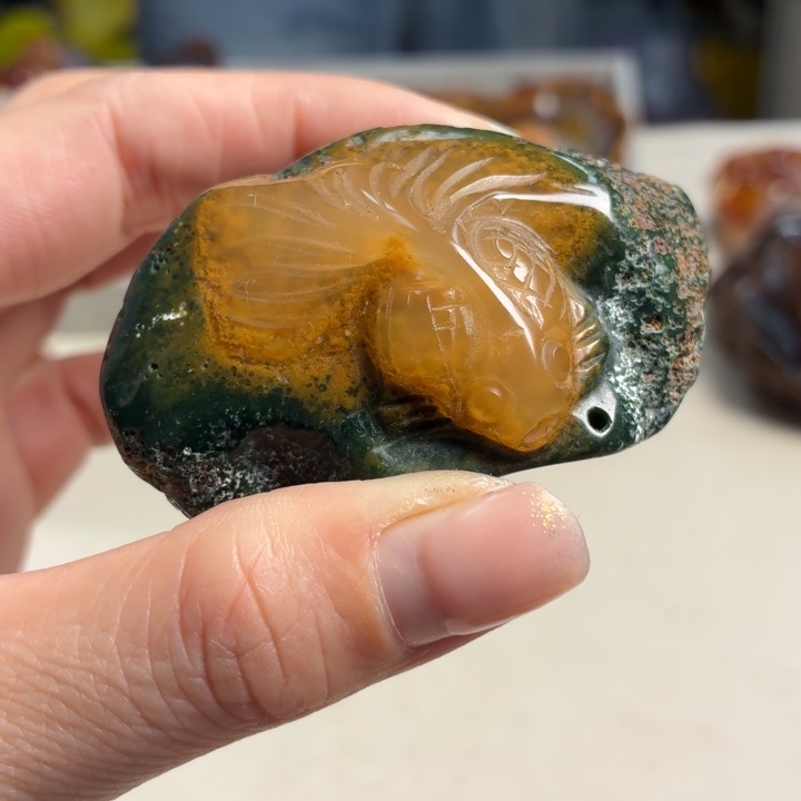 玛瑙/玉髓未镶嵌吊坠(不含链)