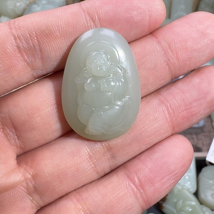 和田玉（糖玉）挂件未镶嵌顺****店