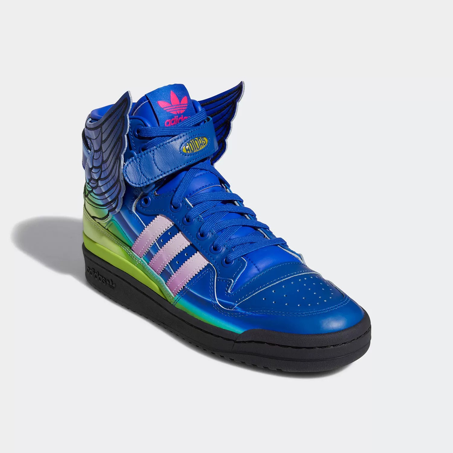 Adidas/阿迪达斯三叶草男女透气高帮翅膀运动休闲鞋 GY4421      