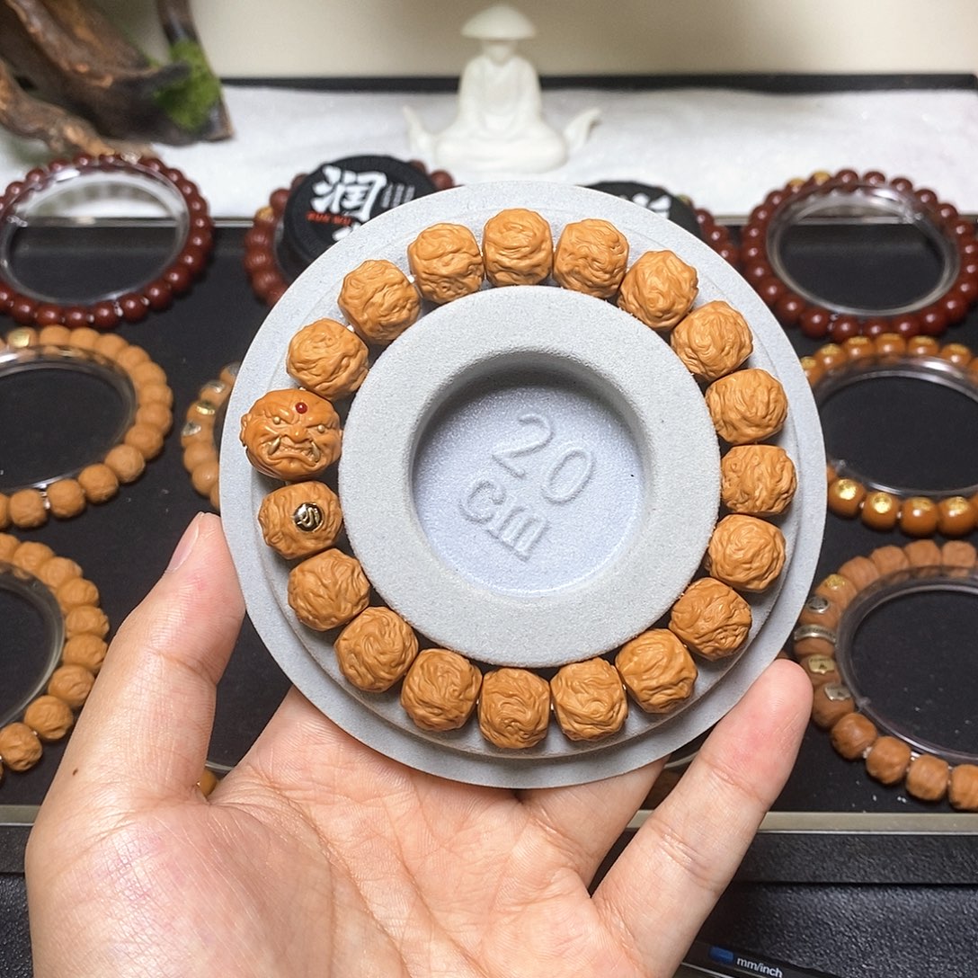 猴头核桃手串全品无暇恶僧精工龙蛇之变尺寸13左右聚宝盆精品