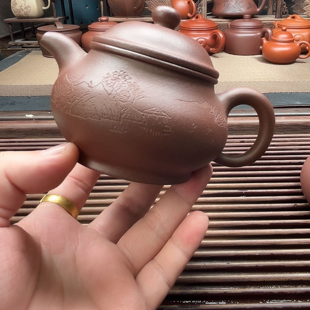 紫砂茶壶原矿紫砂