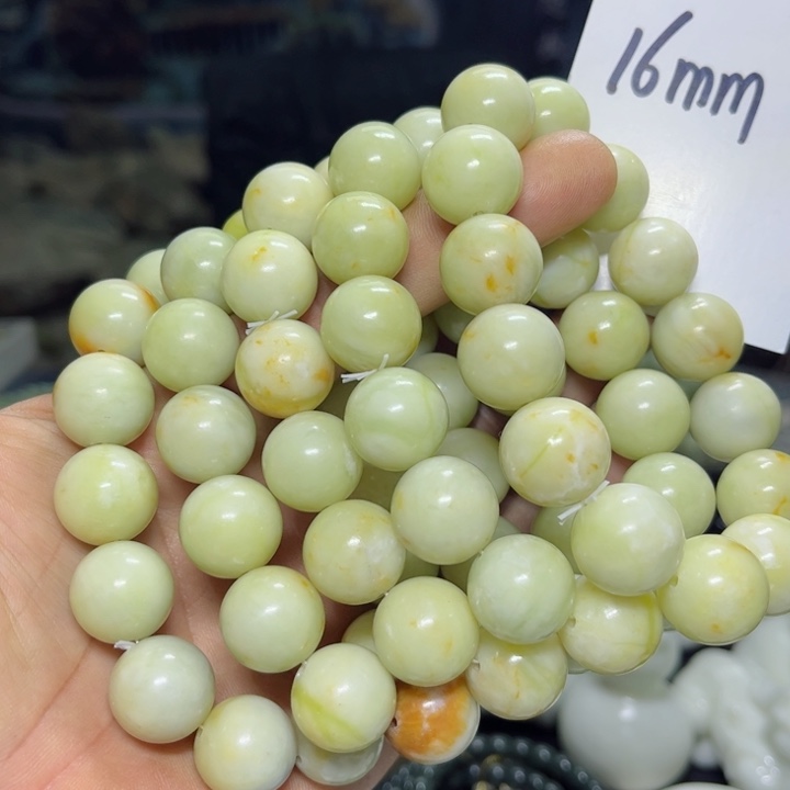 蛇纹石玉手链未镶嵌