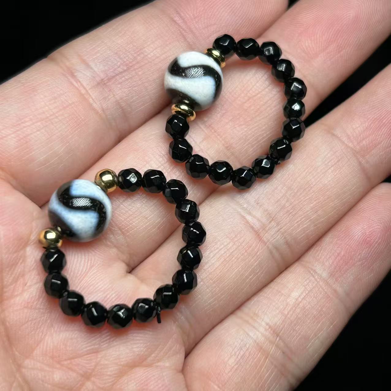 【曹美丽精选】 H78552-玛瑙戒指（牙牙）-多样性发其一-10mm