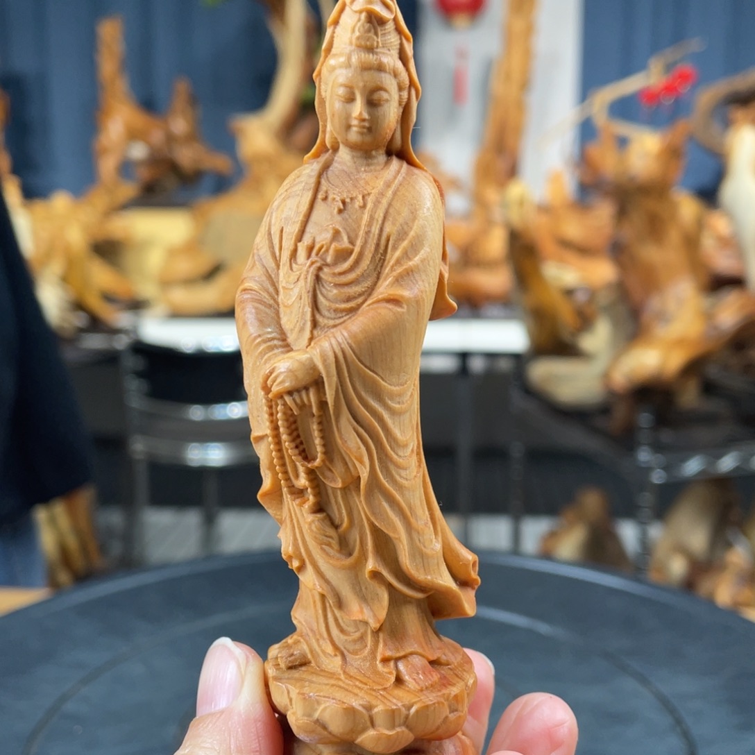柏木（崖柏）手把件