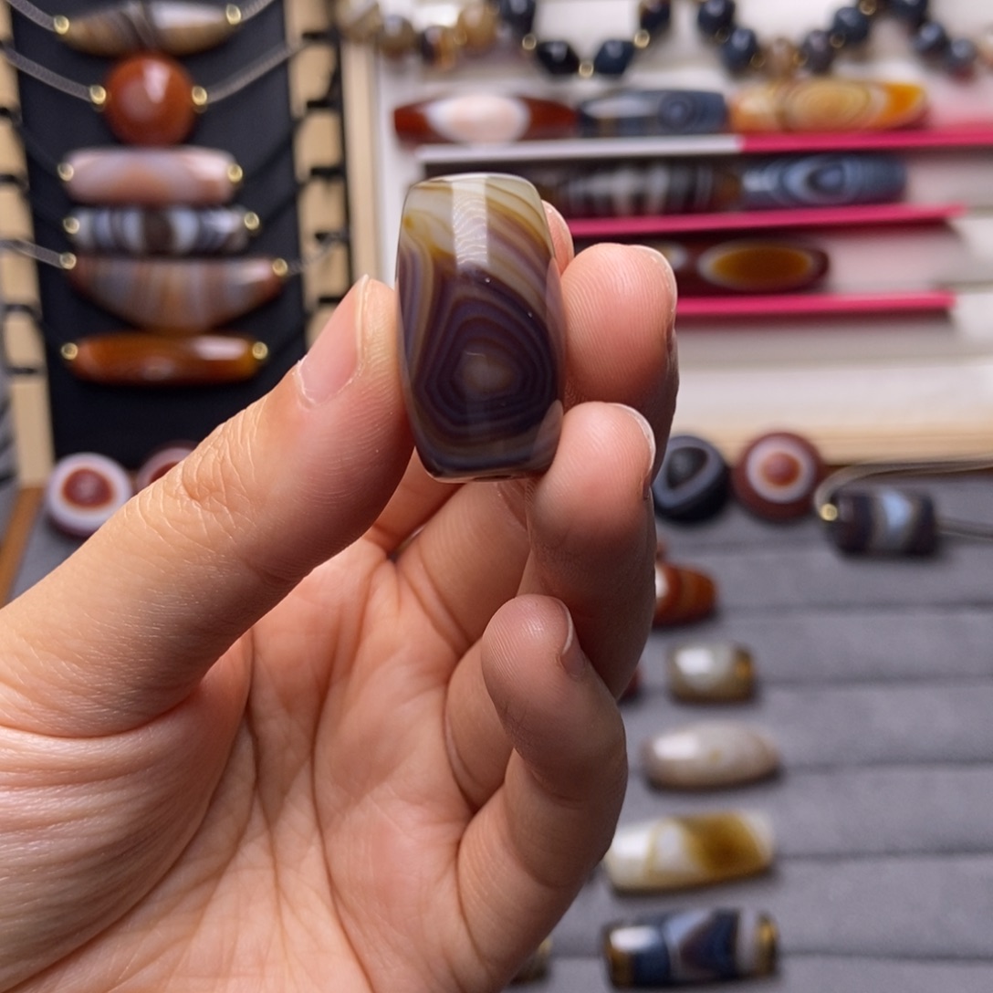 染***柒玛瑙/玉髓合金颈饰