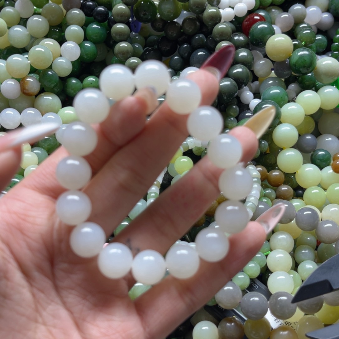 和田玉手链未镶嵌