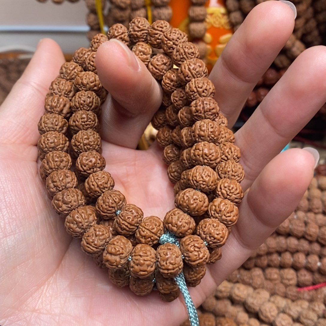 金刚菩提吊坠小**-纯血老树王108卡9