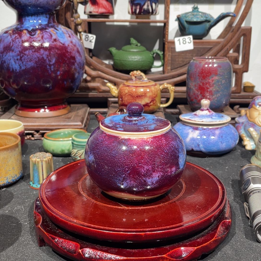 大***鱼中国神后钧瓷茶器
