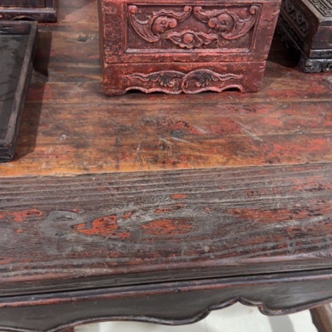 蓬***庵有机玻璃老家具仿古老盒子